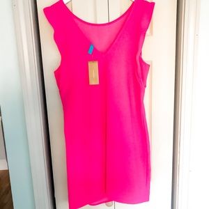 Francesca’s pink dress